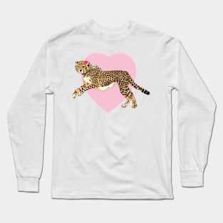 Cheetah Running Long Sleeve T-Shirt